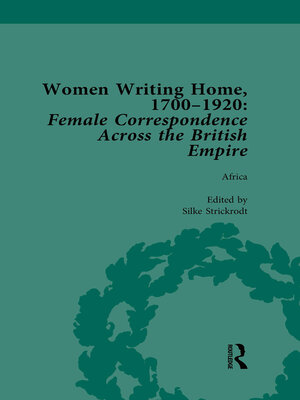 cover image of Women Writing Home, 1700-1920 Vol 1